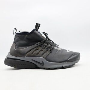 Nike Air Presto Mid  Women’s Size 9 Utility Black Reflective Mid Top Sneakers